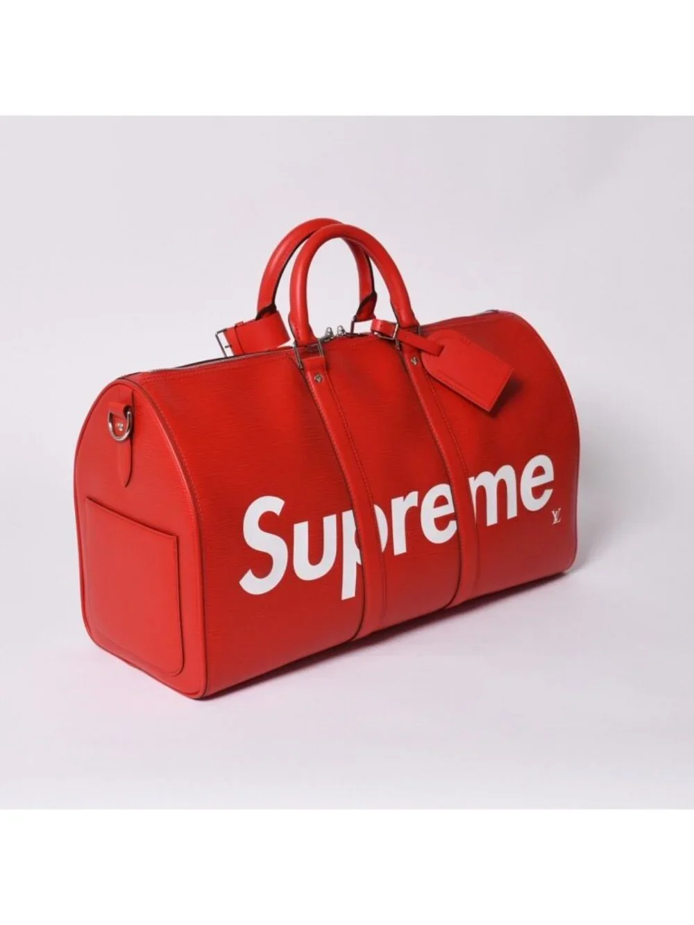 Louis Vuitton Supreme Keepall Bandouliere 45 Boston Bag Epi